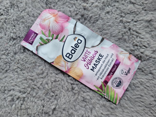 Balea Maseczka do twarzy, kremowa, White Hibiscus