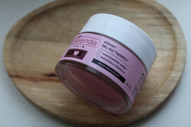 Bielenda Skin Love, Żel do twarzy, Różowy, Silnie nawilżający