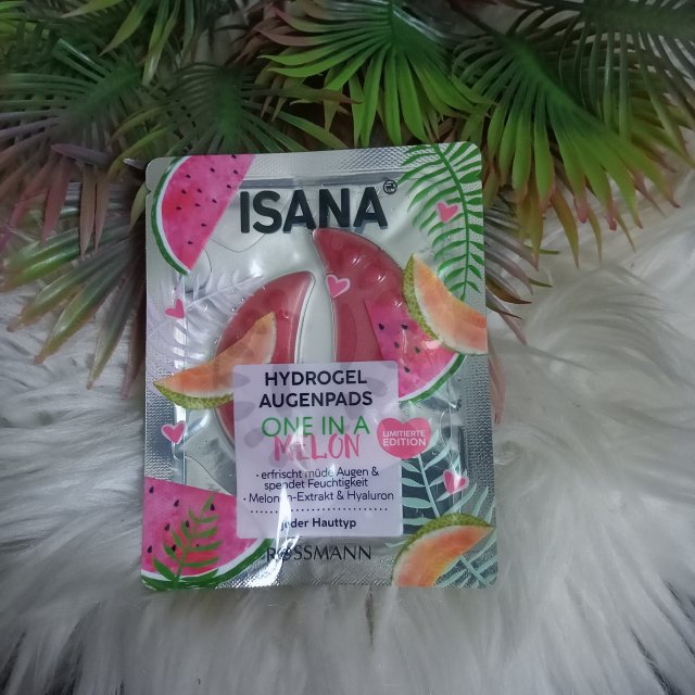 Isana Płatki pod oczy, Hydrożelowe, Melon Ekstrakt - Hyaluron