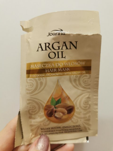 Joanna Argan oil, Maska do włosów, Regenerująca, Olejek arganowy