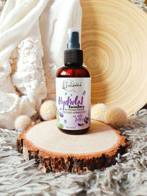 Sielanka Hydrolat, Kwiatowy, Na dole fiołki, Tonizująco-normalizujący