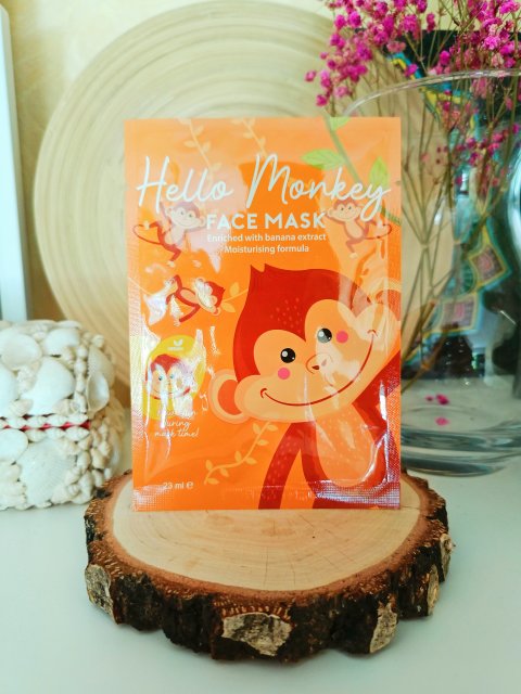 Maxbrands Marketing B.V. Maseczka do twarzy w płacie, Hello Monkey