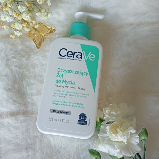 CeraVe Żel do twarzy, Oczyszczający, Skóra normalna i tłusta