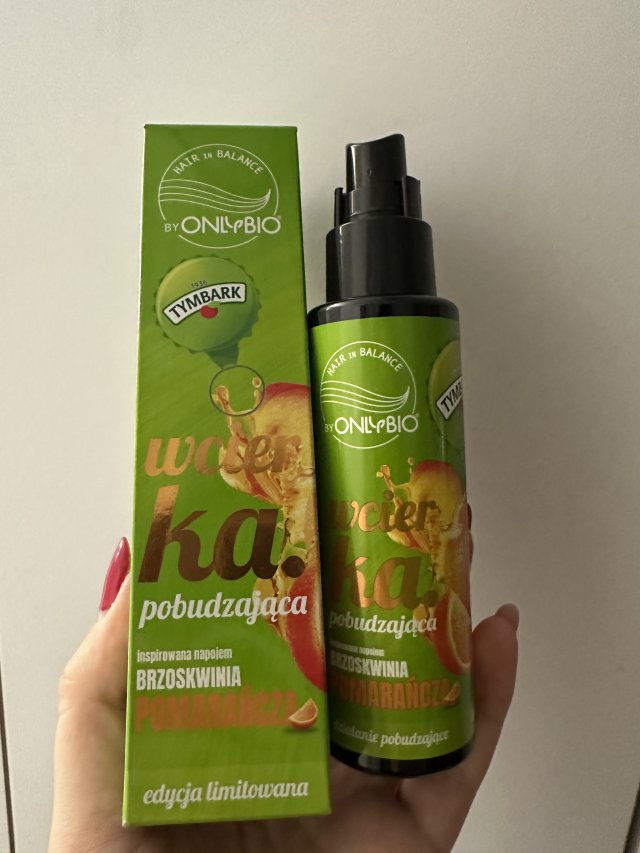 OnlyBio Hair in Balance, Wcierka Pobudzająca, Brzoskwinia i Pomarańcza, Tymbark 