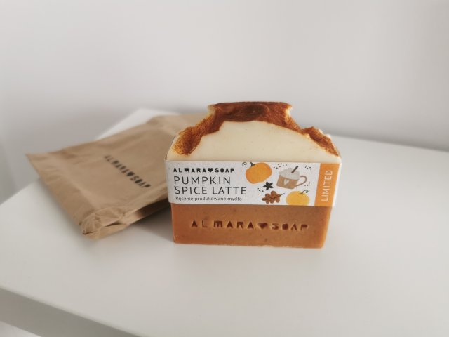 Almara Soap Mydło w kostce, Ręcznie robione, Pumpkin Spice Latte
