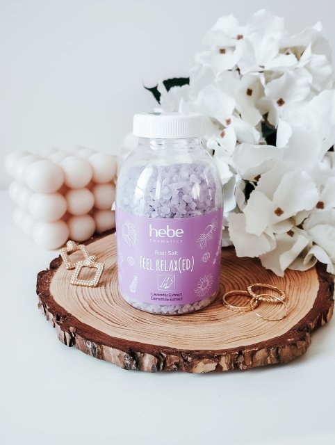 Hebe Cosmetics, Sól do stóp, Feel Relax(ed), Z wyciągiem z lawendy i rumianku