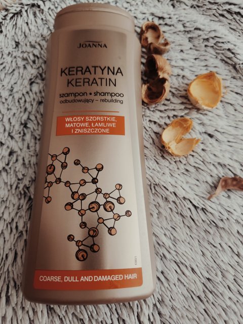 Joanna Keratyna, Szampon do włosów, Odbudowujący, Włosy szorstkie, matowe, łamliwe i zniszczone