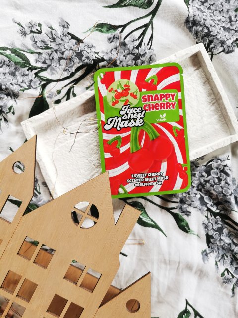 Maxbrands Marketing B.V. Face Sheet Mask, Maseczka do twarzy w płacie, Snappy Cherry