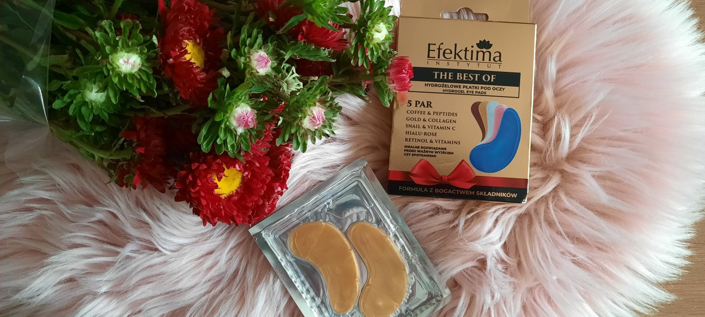 Efektima Gold & Collagen, Płatki pod oczy, Hydrożelowe, Zmarszczki i zmęczona skóra