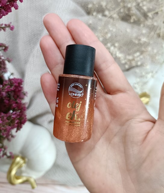 OnlyBio Hair in Balance, Olejek do włosów, Wygładzający, Z efektem rozświetlenia 