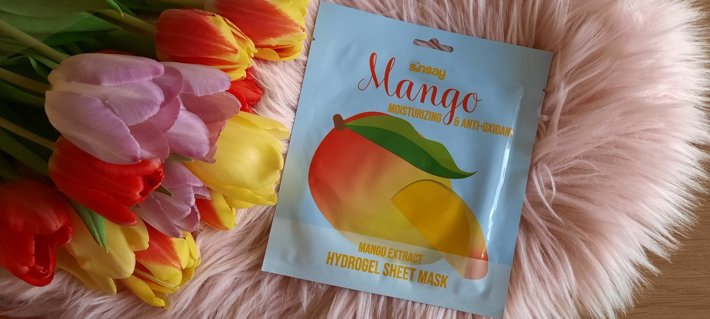 SINSAY Maska do twarzy w płacie, Hydrożelowa, Mango Extract