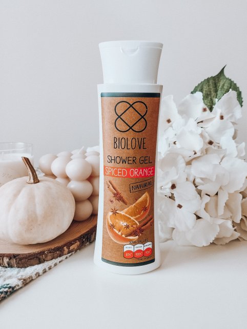 Biolove Żel pod prysznic, Spiced Orange