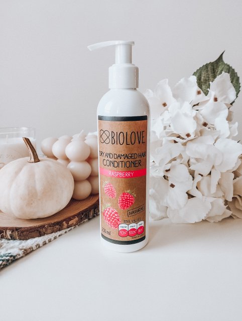 Biolove Odżywka do włosów, Malina