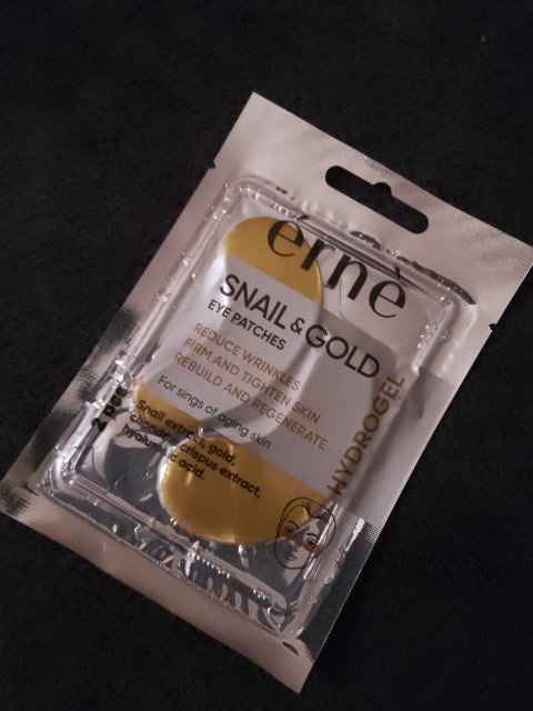 Érné Płatki pod oczy, Hydrożelowe, Snail & Gold