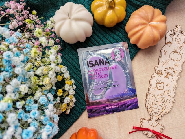 płatki pod oczy isana lawendowe
