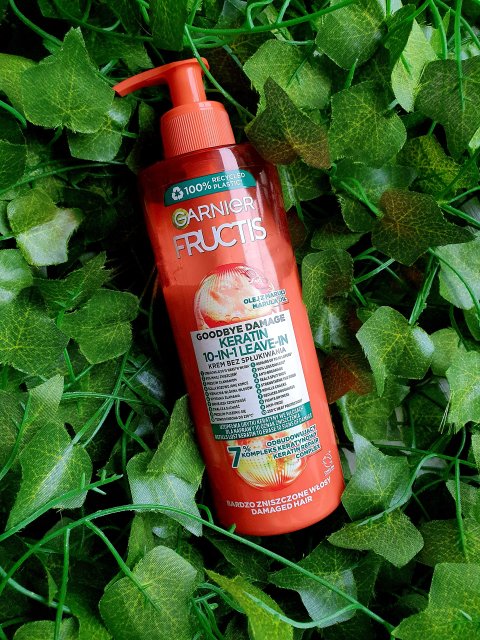 Garnier Fructis Goodbye Damage Keratin 10-In-1 Leave-In krem do włosów bez spłukiwania