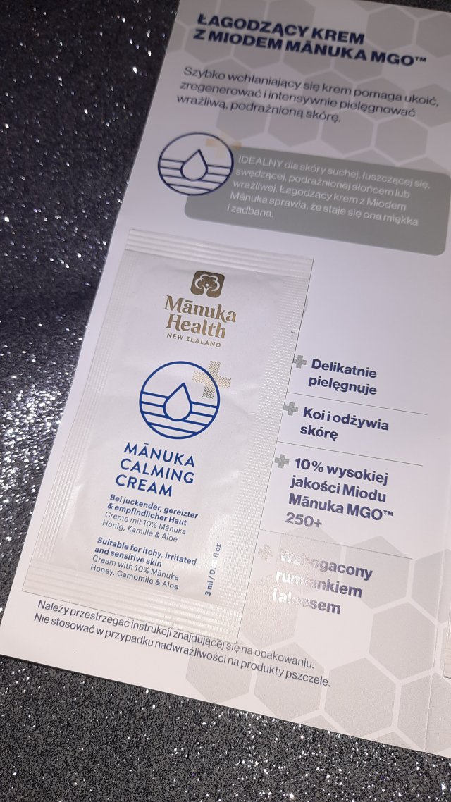 Mānuka Health Krem do ciała, Mānuka Calming Cream, Łagodzący, Z miodem Mānuka