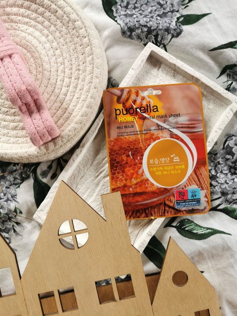 Puorella Maska do twarzy w płacie, Honey Natural Mask Sheet