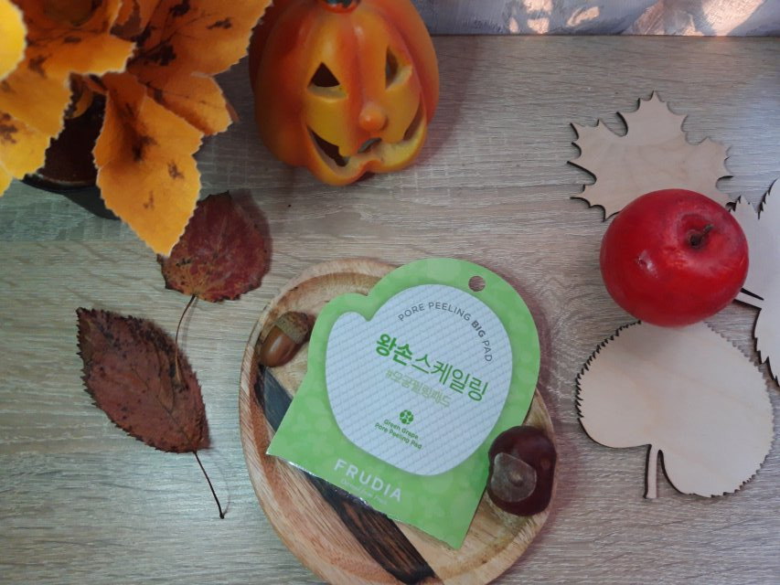 Frudia No PoreBlem, Green Grape Pore Peeling Pad, Płatek złuszczający 