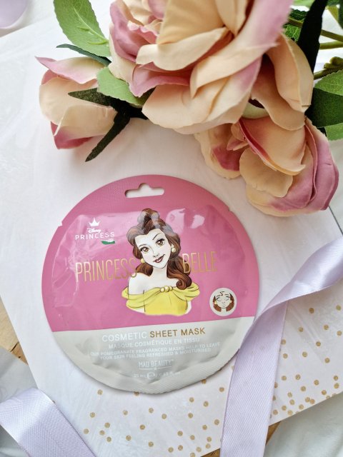 Mad Beauty Maska do twarzy w płacie, Disney Princess, Belle