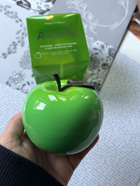 Tony Moly Appletox, Smooth Massage, Krem do twarzy, Intensywnie peelingująco-masujący