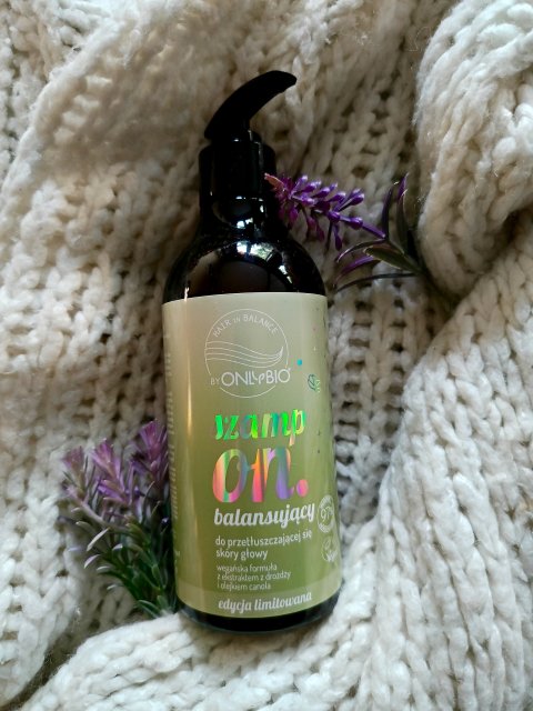 OnlyBio Hair in Balance, Szampon do włosów, Balansujący, Do przetłuszczającej się skóry głowy, Pistacja, Edycja Limitowana 