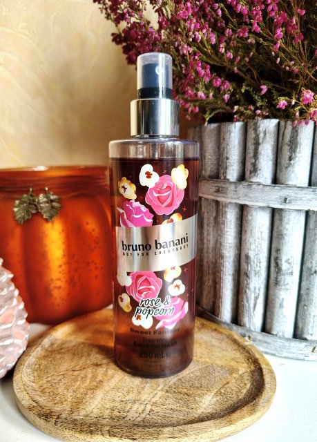 Bruno Banani Mgiełka do ciała, Perfumowana, Sweet Fantasy, Rose & Popcorn 