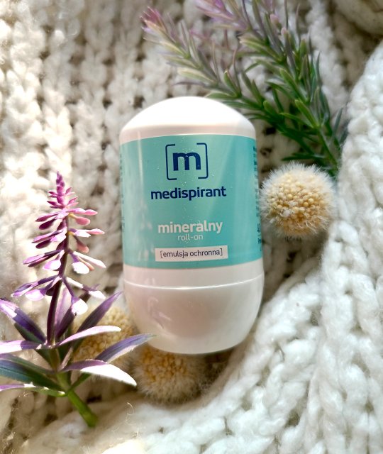 Medispirant Antyperspirant roll-on, Mineralny, Emulsja ochronna