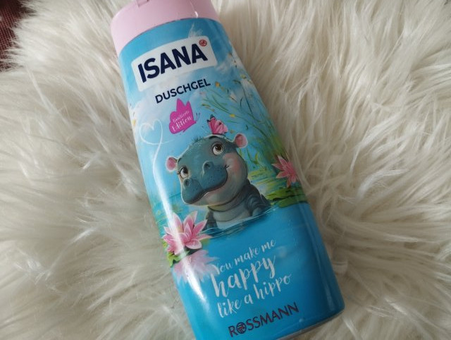 Isana Żel pod prysznic, You make me happy like a hippo