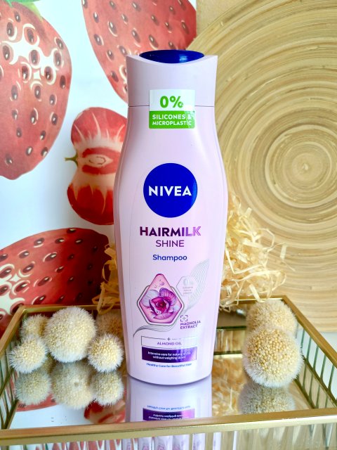 Nivea Hairmilk, Szampon do włosów, Natural Shine, Włosy matowe i zmęczone