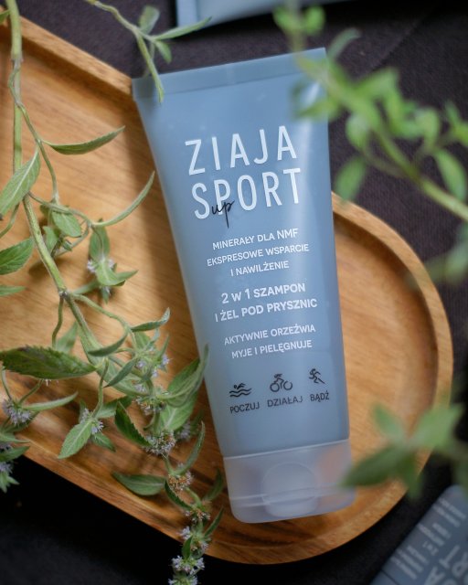Ziaja Sport, 2w1 Szampon i żel pod prysznic