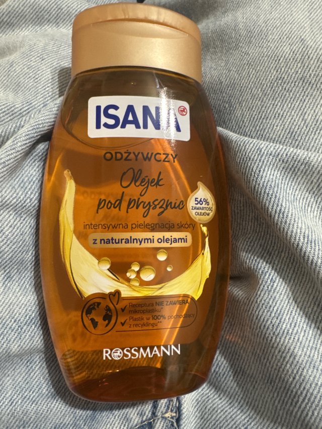 Isana Olejek pod prysznic, Chroni i pielęgnuje, Z naturalnymi olejami