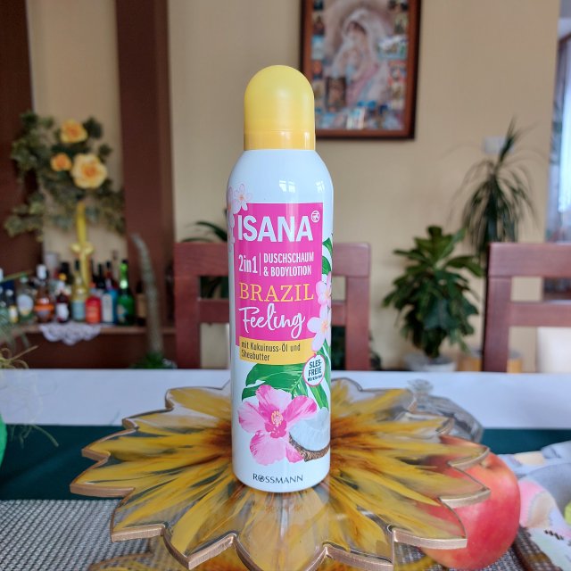 Isana Pianka pod prysznic i body lotion do ciała, Brazil Feeling 