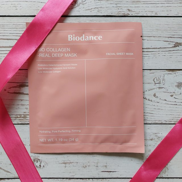 Biodance Maska do twarzy w płacie, Bio Collagen Real Deep Mask, Hydrożelowa, Nawilżająca, Ujędrniająca