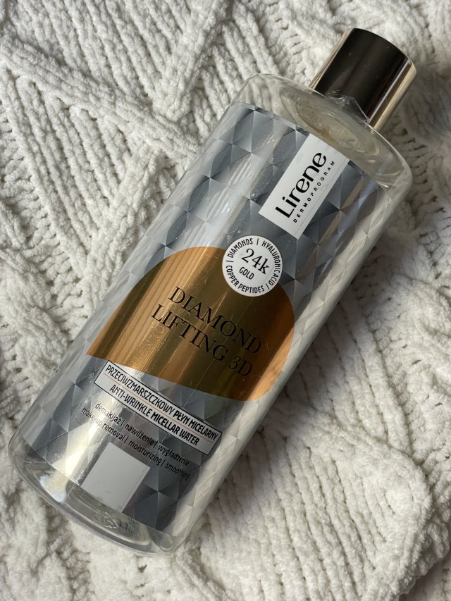 Lirene Dermoprogram, Diamentowy Lifting 3D, Płyn micelarny, Przeciwzmarszczkowy