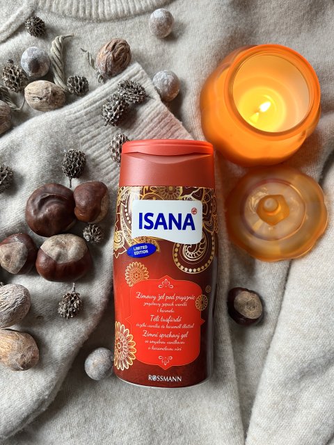 Isana Żel pod prysznic, Zimowy, Wanilia i karmel