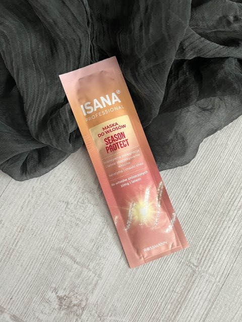 Isana Maska do włosów, Season Protect, Keratyna i masło shea, Do włosów zniszczonych zimą i latem