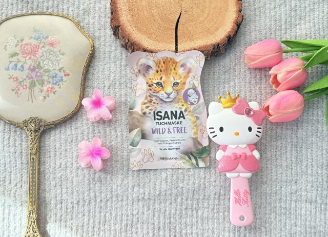 Isana Maska w płachcie, Wild & Free, Hyaluron, Passionsfrucht, Und Orangen Extrakt