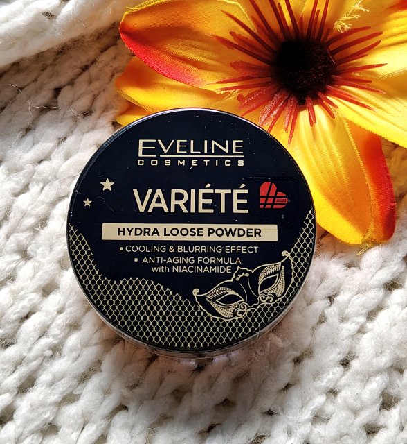 Eveline Variété, Puder do twarzy, Sypki, Hydra Loose Powder, Nawilżający, Z efektem chłodzącym, Cooling & Blurring Effect