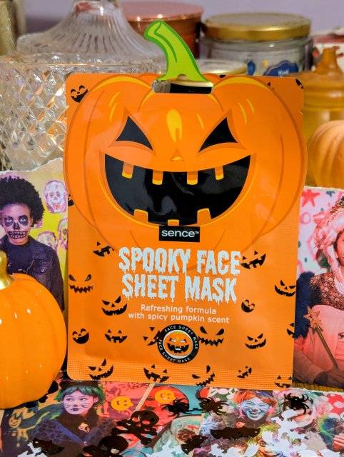 sence beauty Maska do twarzy w płacie, Spooky Face Sheet Mask