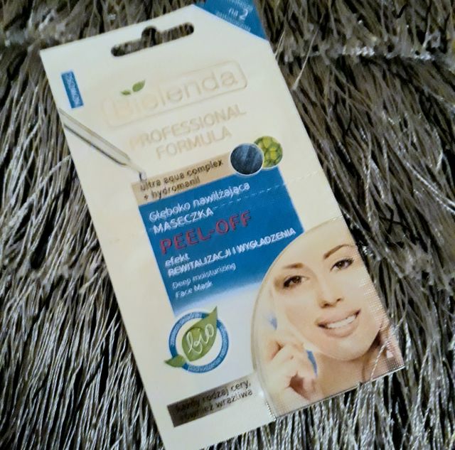 Bielenda Professional Formuła, Maseczka do twarzy, Głęboko nawilżająca, Peel off