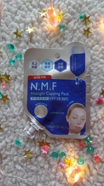 Mediheal Maseczka do twarzy, Na noc, N.M.F Midnight Capping Pack, Nawilżająca