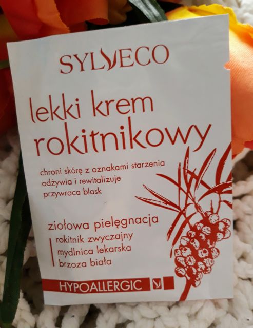 Sylveco Krem do twarzy, Lekki, Rokitnikowy