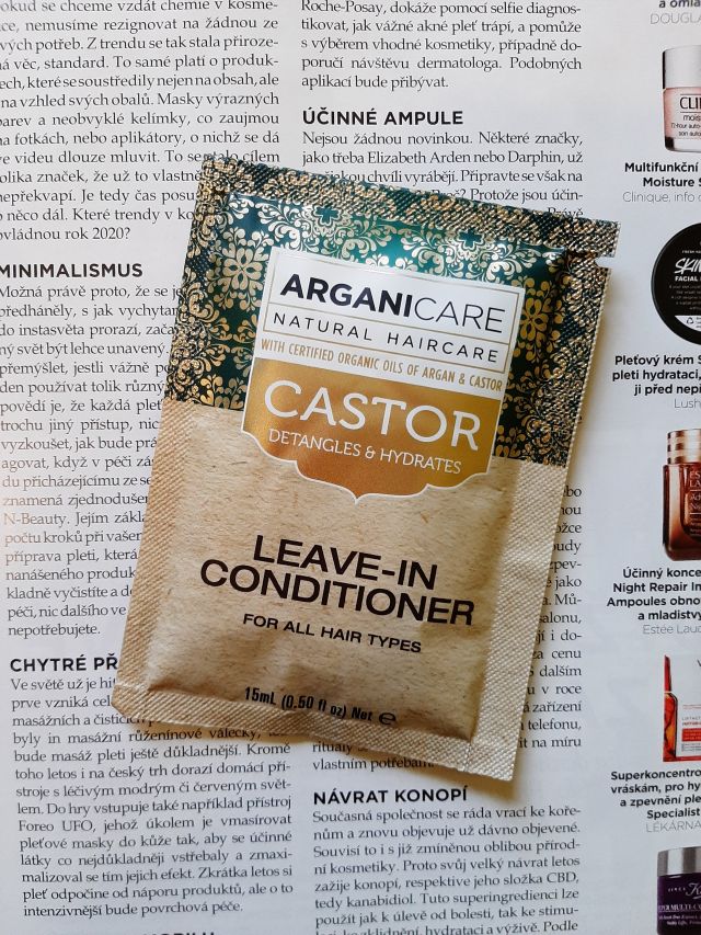 Arganicare Castor, Odżywka do włosów, Ultra-nawilżająca, Detangles & Hydrates