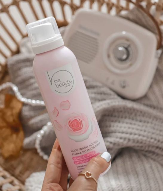 BeBeauty Pianka do mycia ciała, Zmysłowa róża