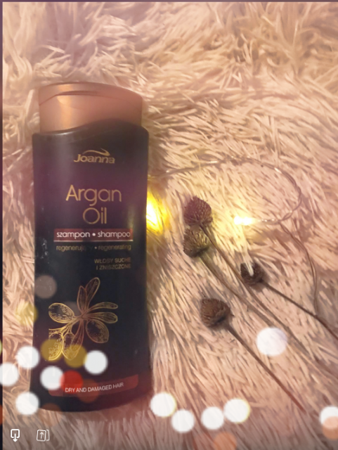 Joanna Argan Oil, Szampon do włosów, Regenerujący, Olejek arganowy
