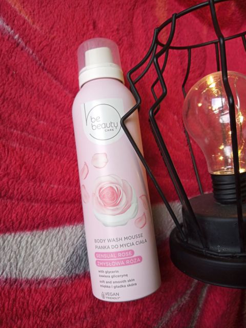 BeBeauty Pianka do mycia ciała, Zmysłowa róża