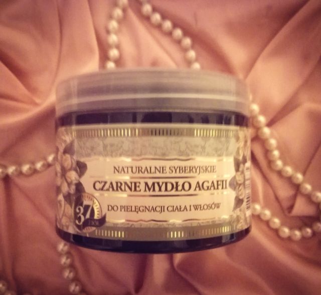 Babuszka Agafia Ziołowe czarne mydło Agafii, 37 ziół