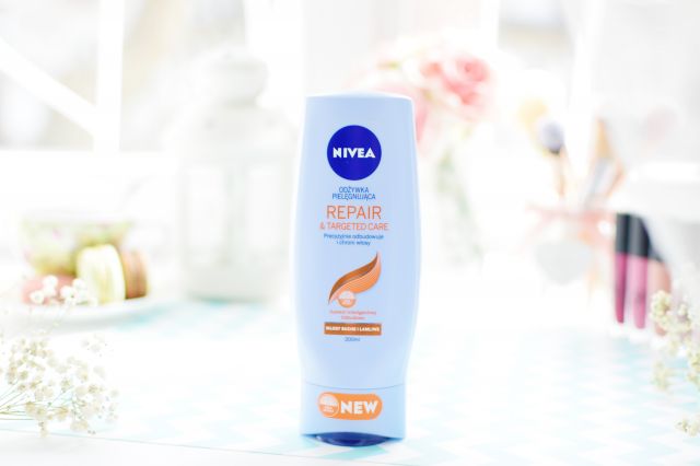Nivea Odżywka do włosów, Repair & Targeted Care, Pielęgnująca, Włosy suche i łamliwe