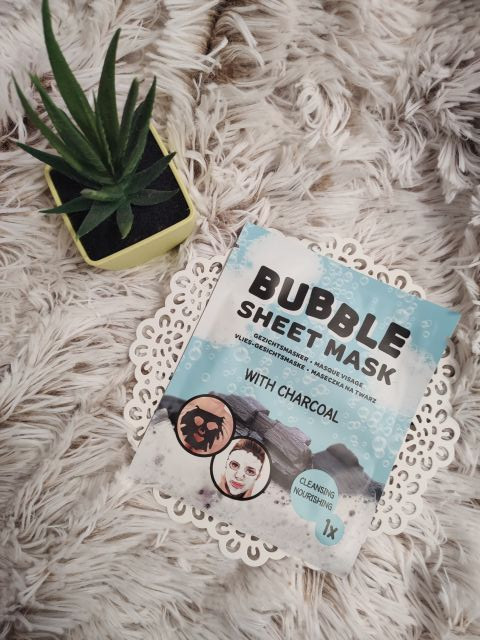 Mascot Europe Bubble Sheet Mask, Maseczka do twarzy, Bąbelkowa, Charcoal